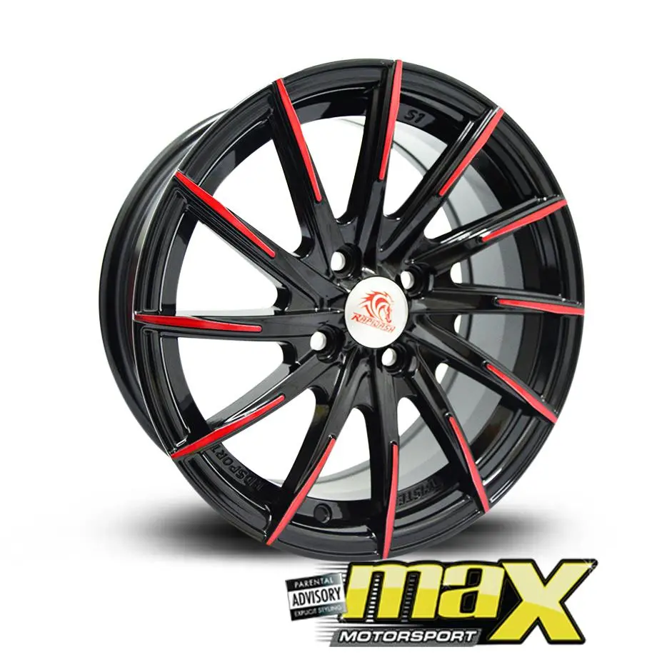 15 Inch Mag Wheel - Mx1512-Gb Wheels (4X100 Pcd) 1