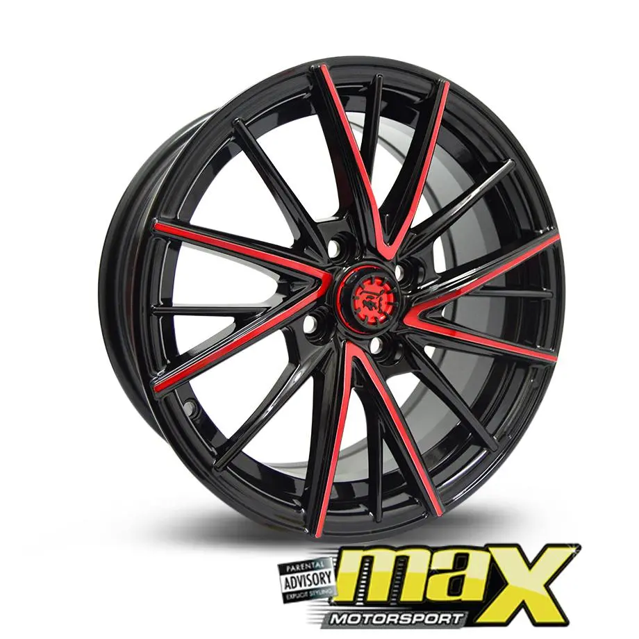 15 Inch Mag Wheel - Mx1540-Rsd2 Wheels (4X100 Pcd) 1