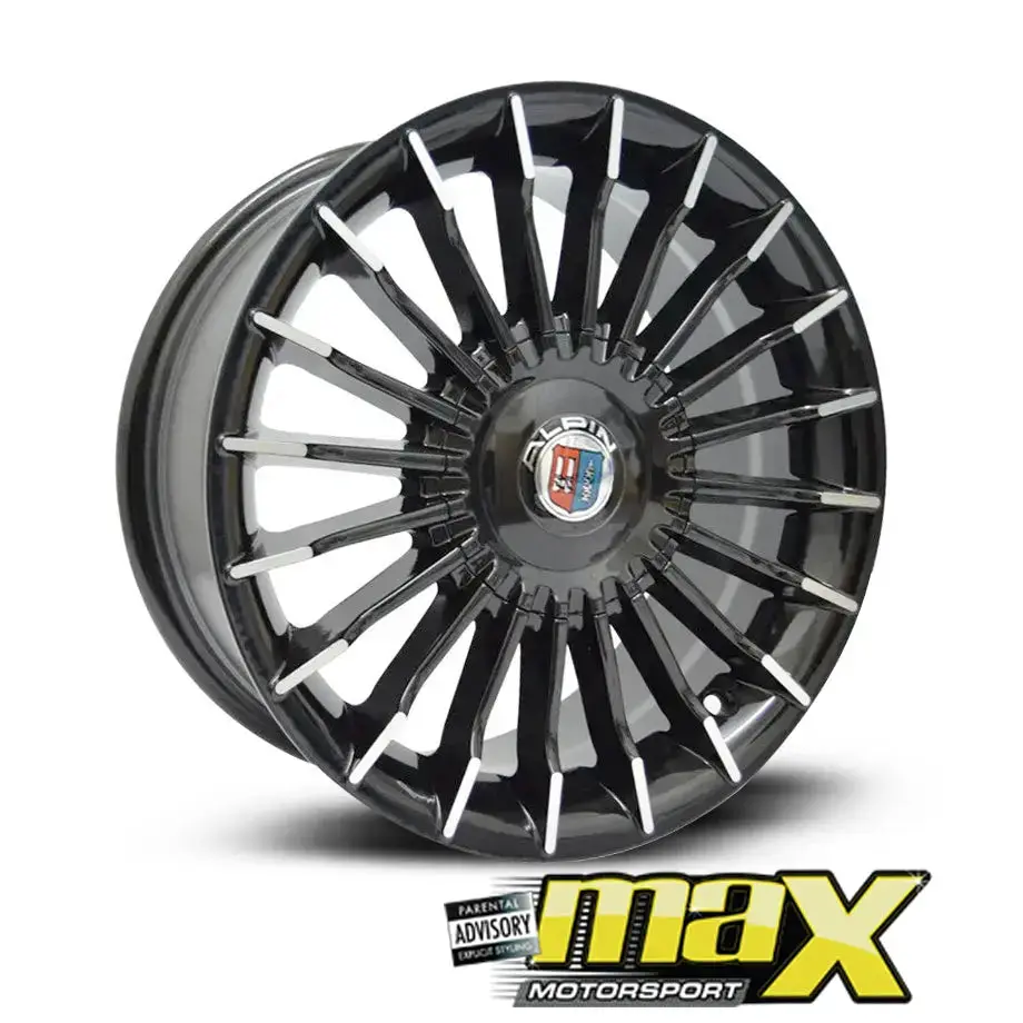 15 Inch Mag Wheel - Mx155 Alpin Wheel - 4X100/114.3 Pcd 1
