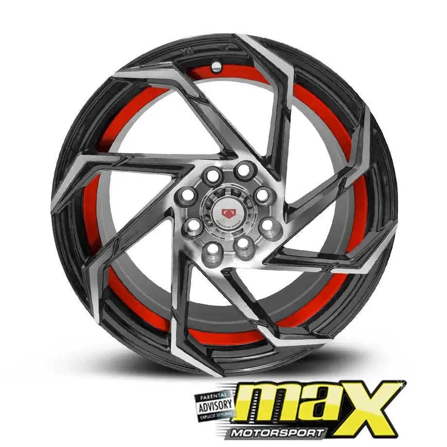 15 Inch Mag Wheel - Mx212-Rd Wheels (4X100/ 4X114.3 Pcd) 2