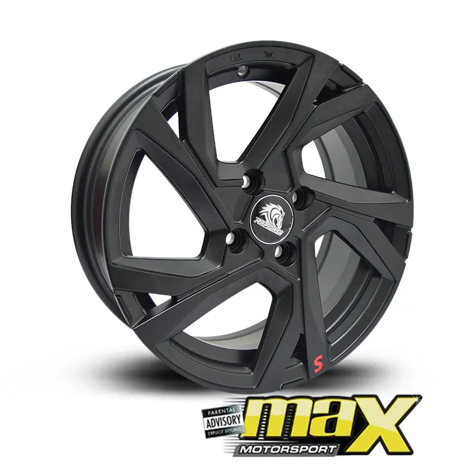 15 Inch Mag Wheel - Mx1554-Mb Wheels (4X100 Pcd) 1