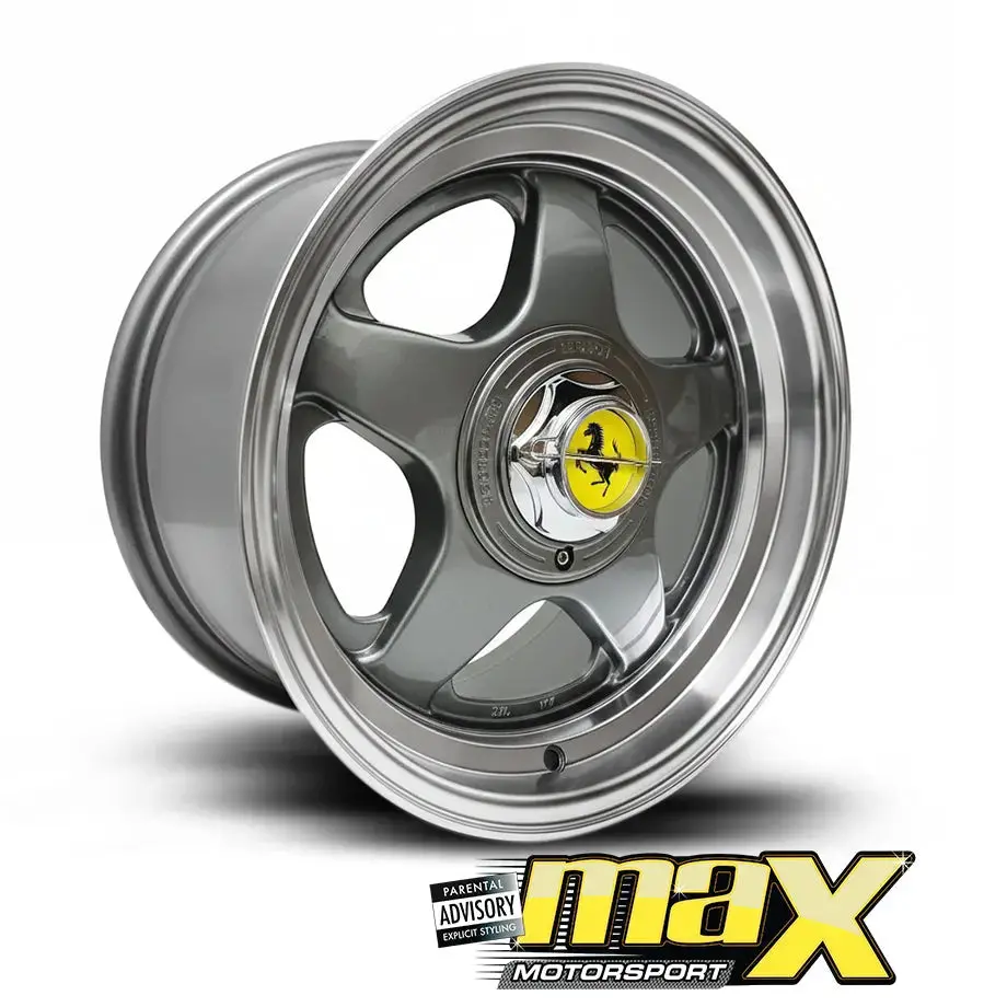 17 Inch Mag Wheel - Mx1922-17A Ferari Style Wheel (4X100 / 5X100 Pcd) 1