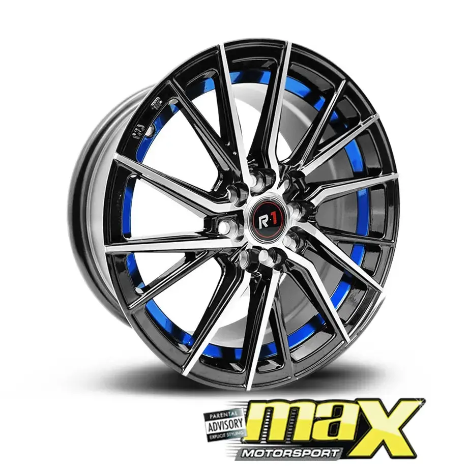 15 Inch Mag Wheel - Mx206-Bl Wheels (4X100/ 4X114.3 Pcd) 1