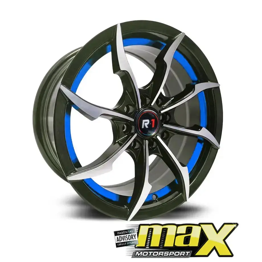 15 Inch Mag Wheel - Mx243-Bl Wheels (4X100/ 4X114.3 Pcd) 1