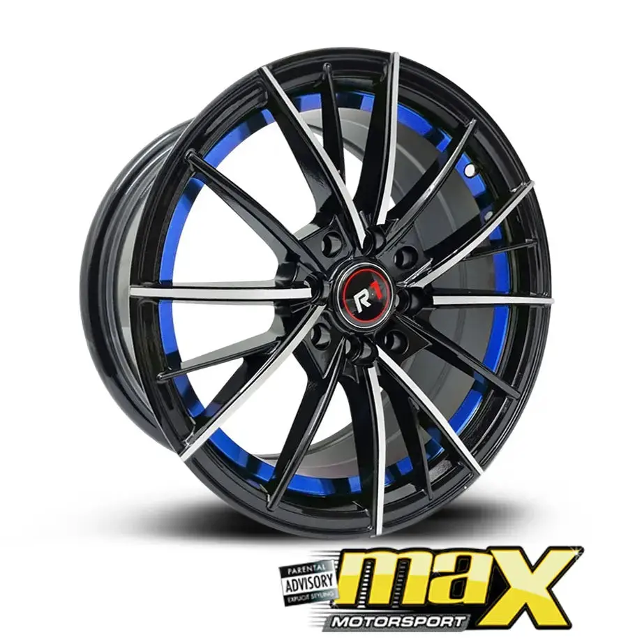 15 Inch Mag Wheel - Mx244-Bl Wheels (4X100/ 4X114.3 Pcd) 1