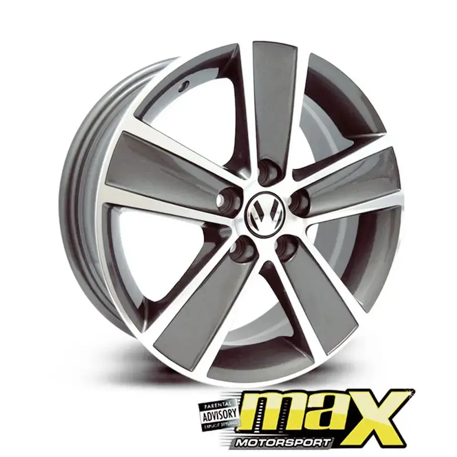 15 Inch Mag Wheel - Mx5077 Cross Polo Style Wheels - 5X100 Pcd 1