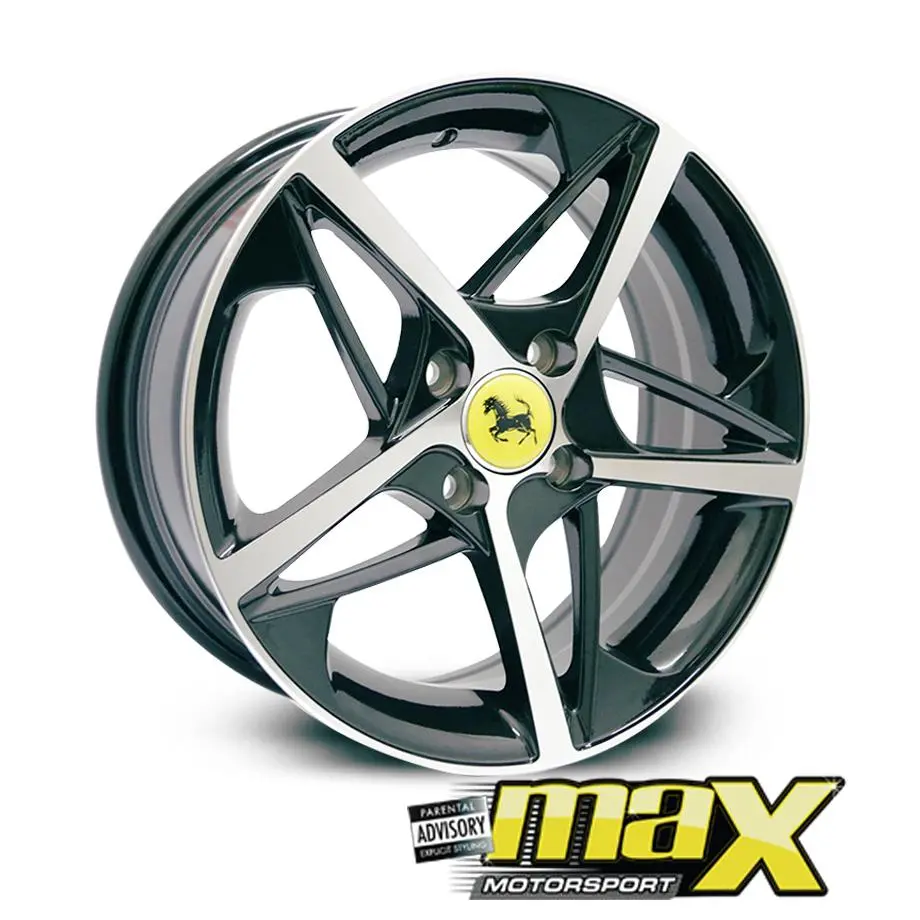 15 Inch Mag Wheel - Mx323 Italia Style Wheel - 4X100 Pcd 1