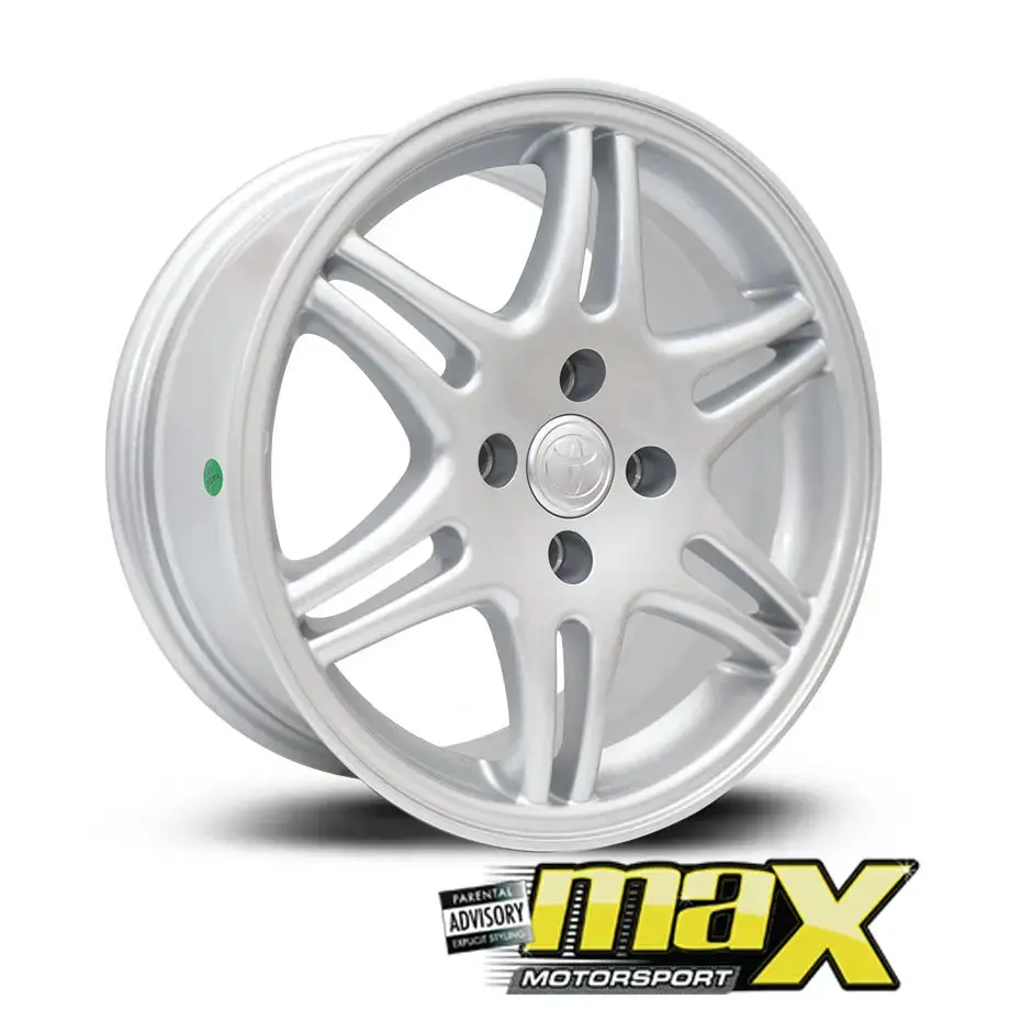 15 Inch Mag Wheel – Mx7202 Toyota Twinspoke Rsi Wheels - 4X100 Pcd 1