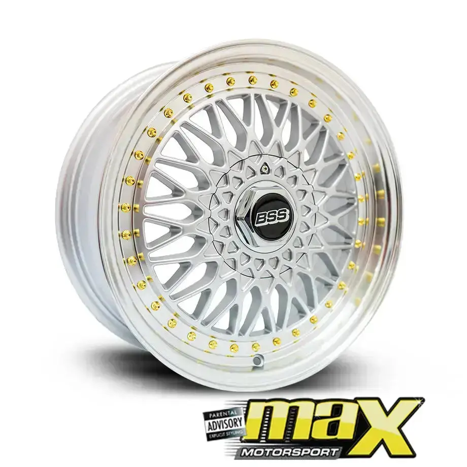 15 Inch Mag Wheel - Mx1551 Bss Style Wheels (4X100/ 4X114.3 Pcd) 1