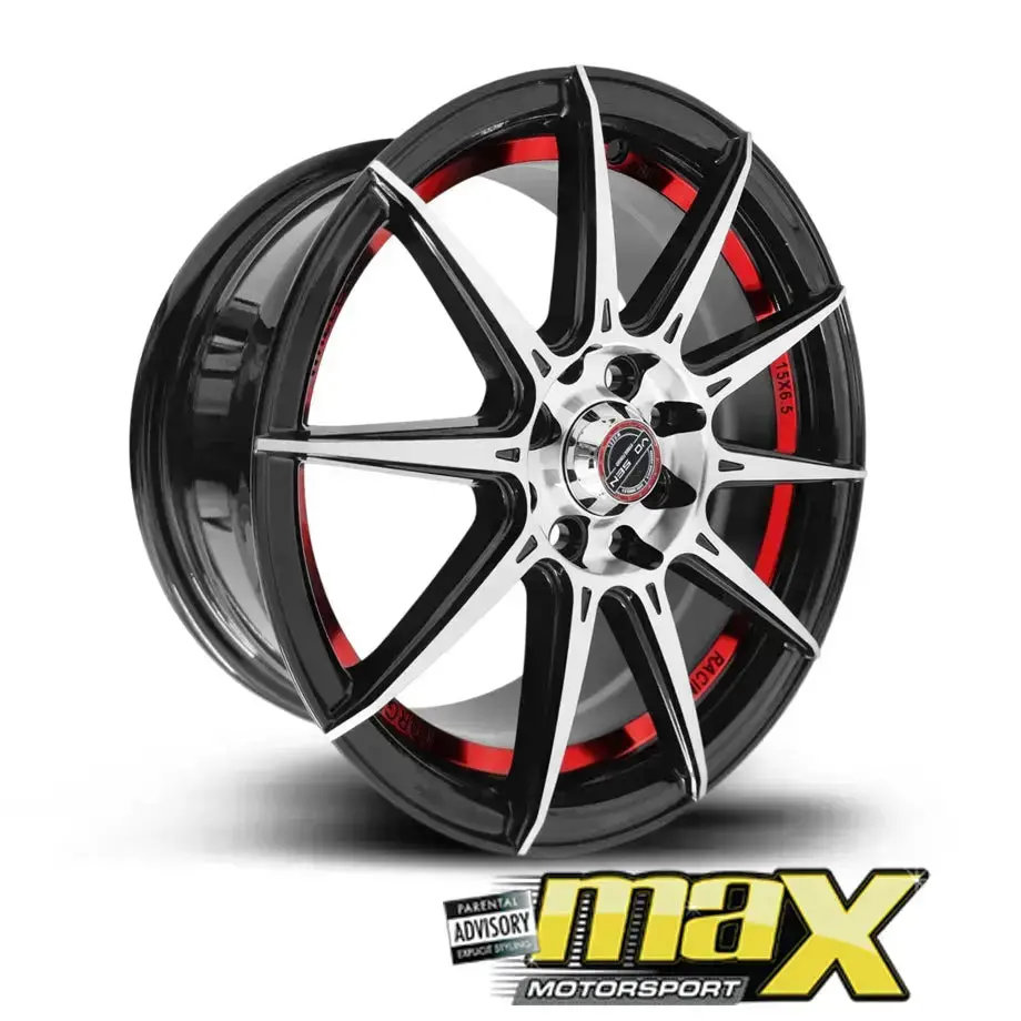 15 Inch Mag Wheel - Mx50234-15 Vsn Wheels (4X100/ 4X114.3 Pcd) 1