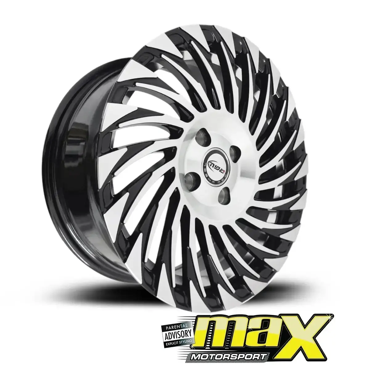 15 Inch Mag Wheel - Mx415b Twist Wheel (4X100 Pcd) 1