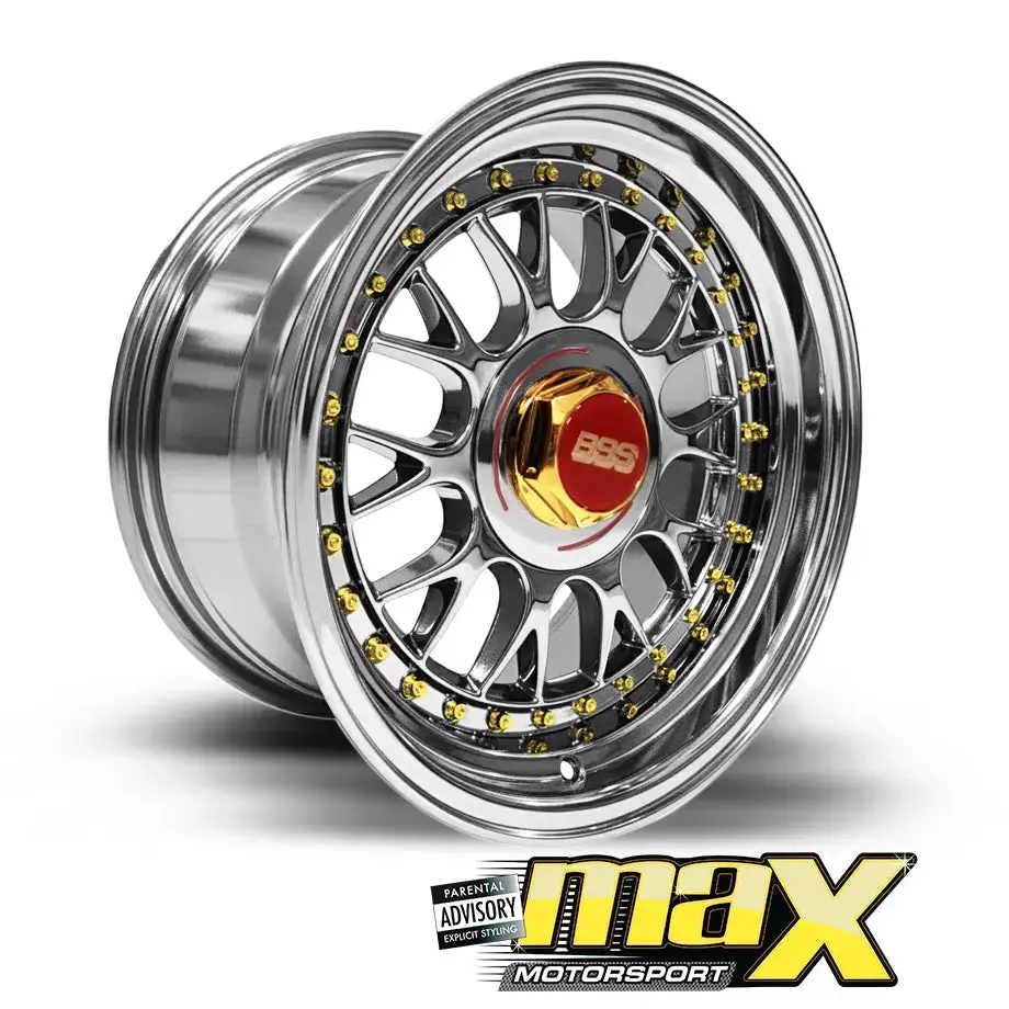 15 Inch Mag Wheel - Mx5031-Chr Black Chrome Wheel - (5X100/ 5X114.3 Pcd) 1