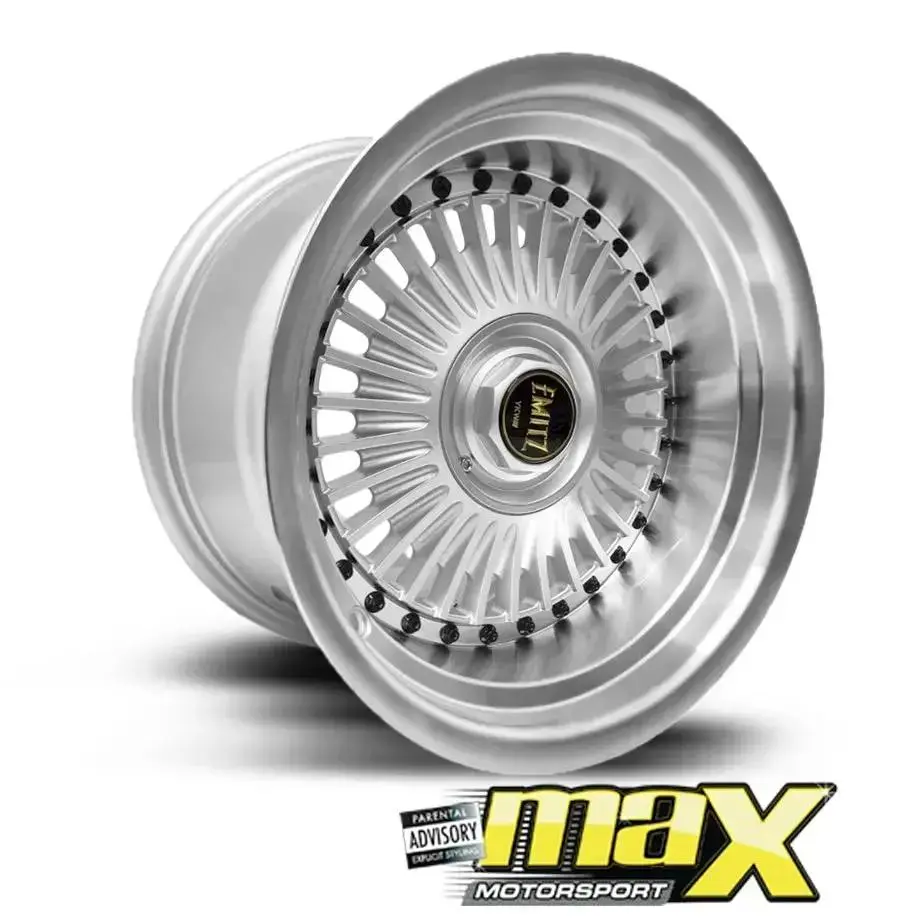 15 Inch Mag Wheel - Mx5036-Slnw Emit Wheels Narrow & Wides - (4X100/ 5X100 Pcd) 1