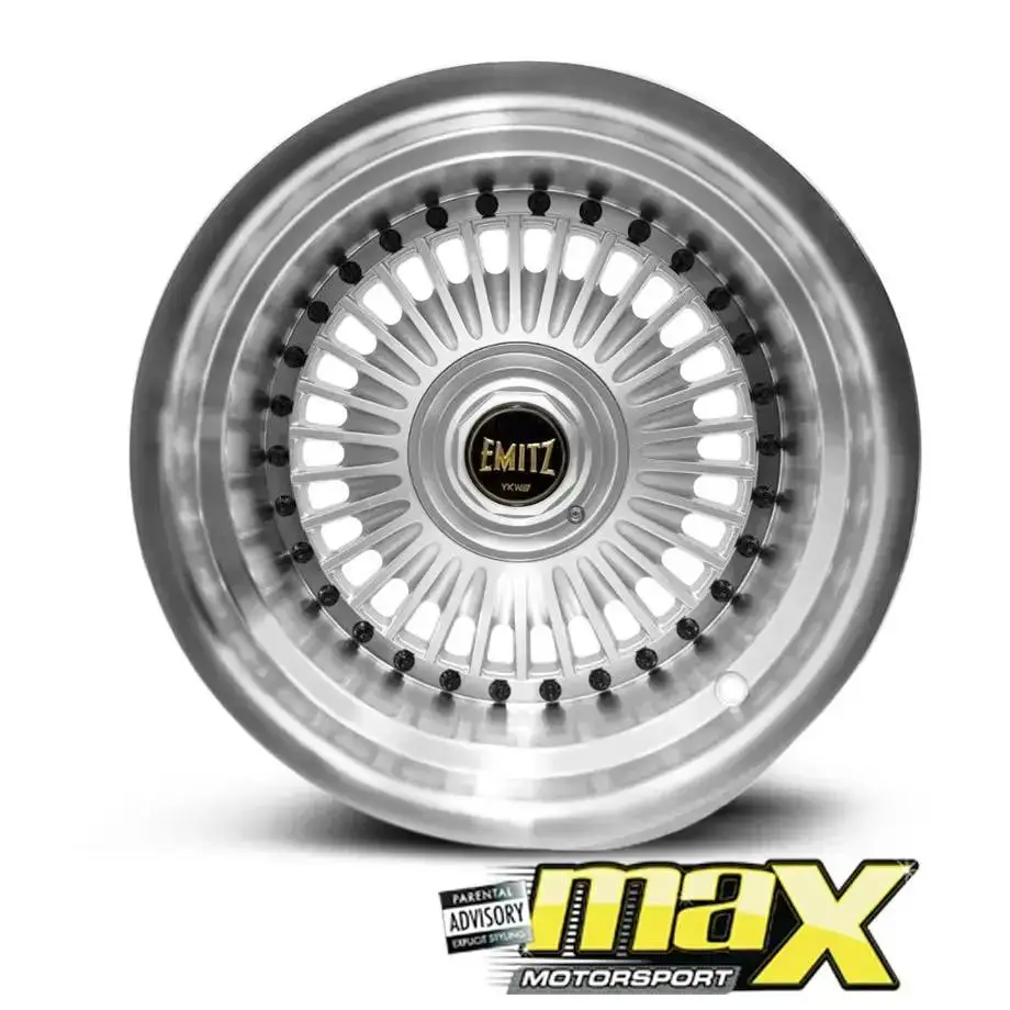 15 Inch Mag Wheel - Mx5036-Slnw Emit Wheels Narrow & Wides - (4X100/ 5X100 Pcd) 2