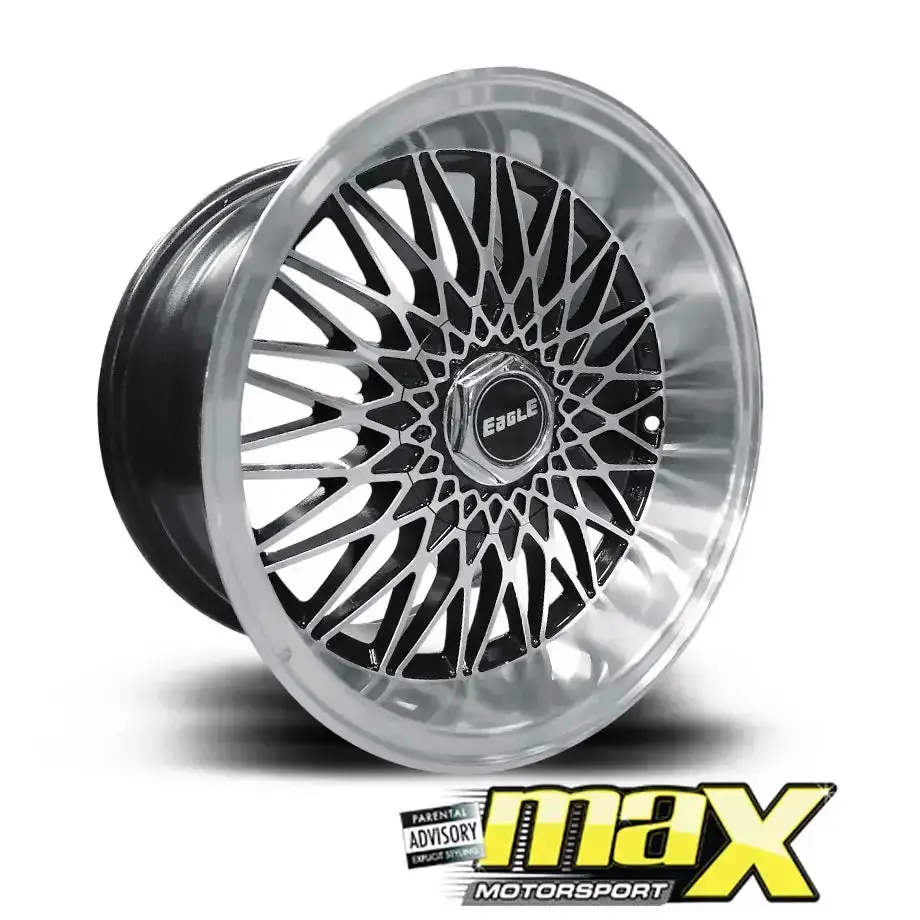 15 Inch Mag Wheel - Mx5057-5 Eagle Wheel - 4X100 / 4X108 Pcd 1