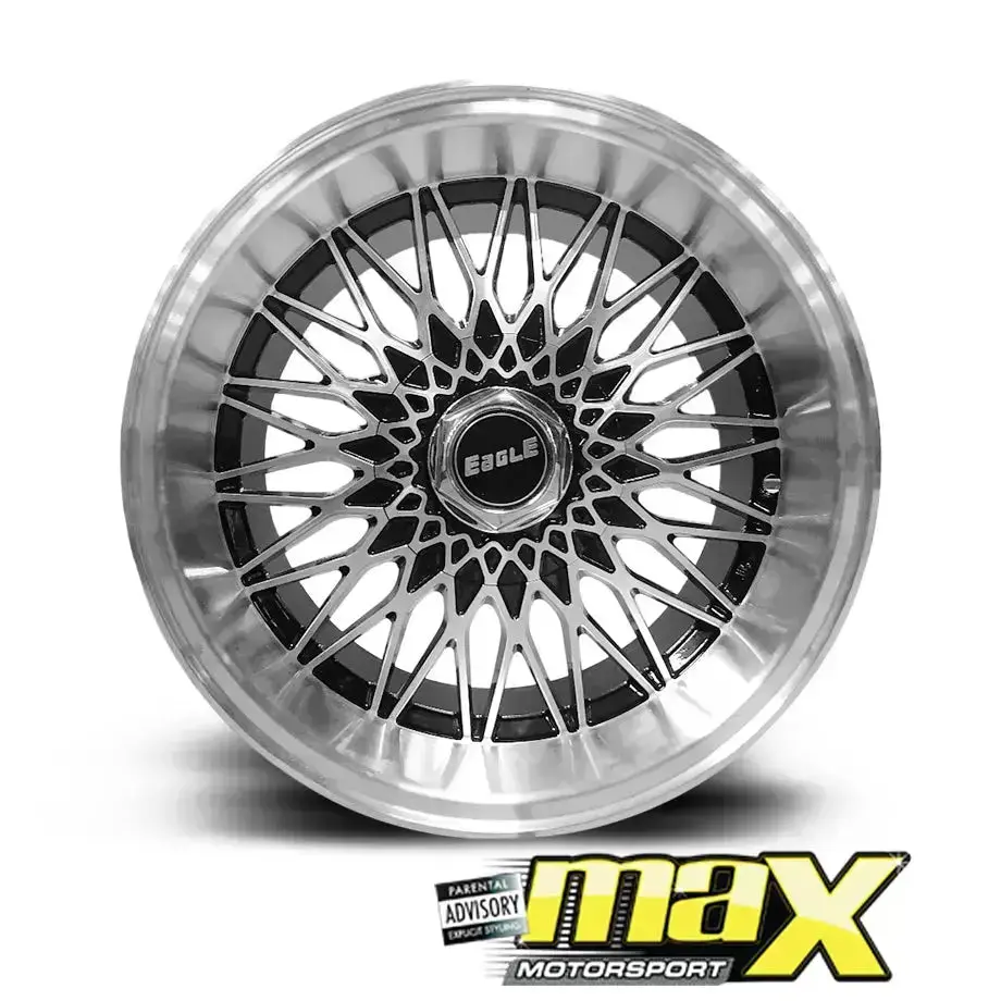 15 Inch Mag Wheel - Mx5057-F Eagle Wheel - 4X100 / 4X114.3 Pcd 2