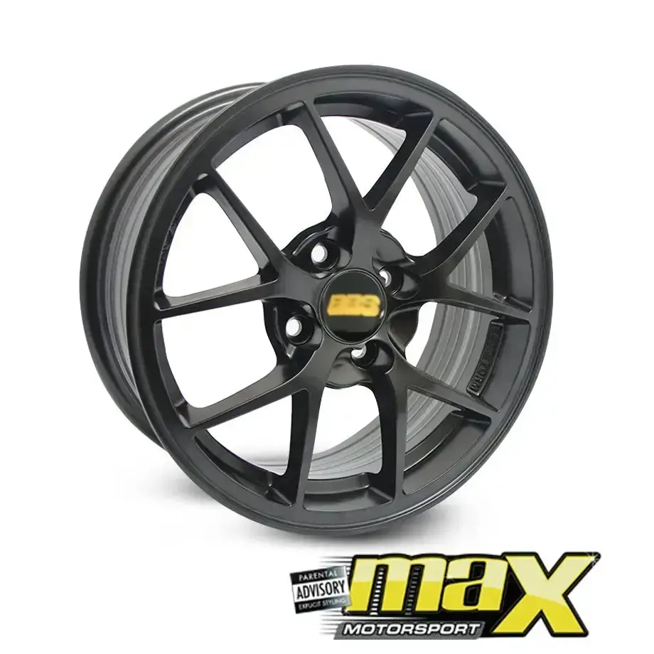 15 Inch Mag Wheel - Mx507 Bss Style Wheels - 4X100 Pcd 1