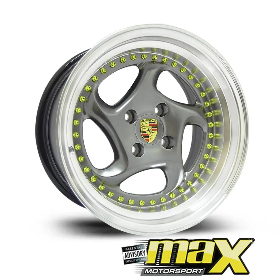 15 Inch Mag Wheel - Mx51889 Posch Style Wheel - (4X100 Pcd) 1