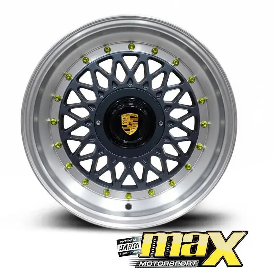 15 Inch Mag Wheel - Mx5208-Gm Porsche Mesh Style Wheel (4X100 / 5X100 Pcd) 2