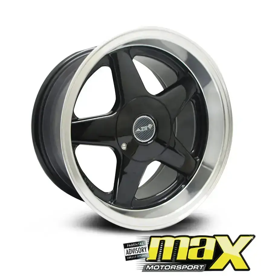 15 Inch Mag Wheel - Mx566-K Azev Replica Wheels  - (4X100 / 4X108 Pcd) 1