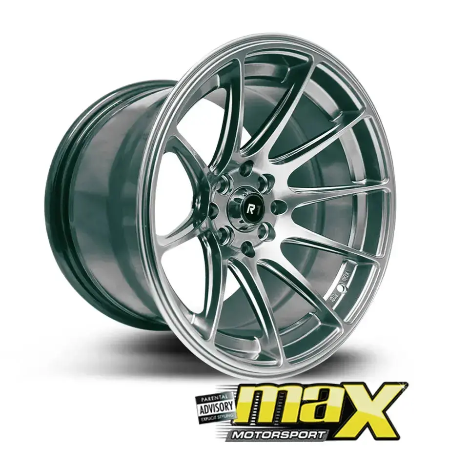 15 Inch Mag Wheel -  Mx616 R1 Concave Wheel - (4X100/114.3 Pcd) 1