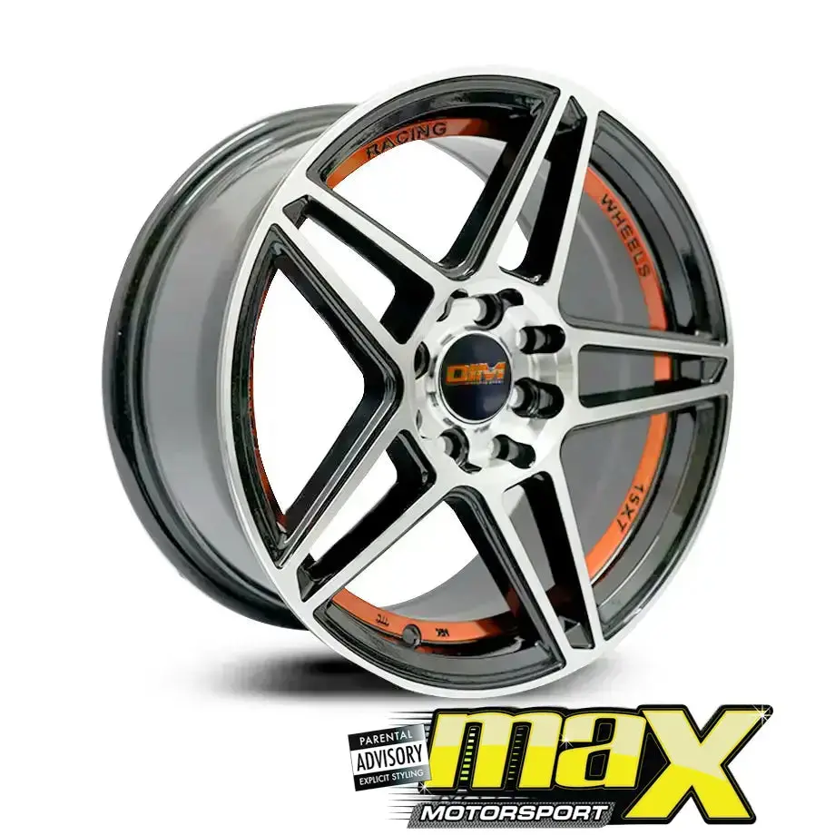 15 Inch Mag Wheel -  Mx621 Wheel - (4X100/114.3 Pcd) 1