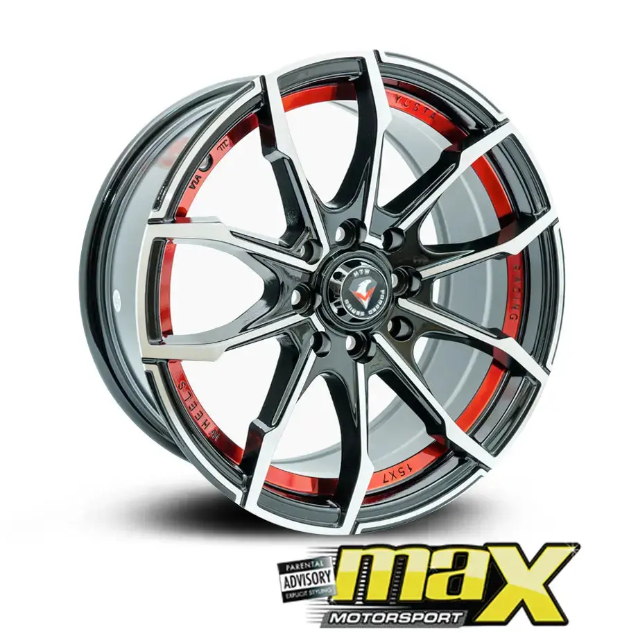 15 Inch Mag Wheel - Mx669 Wheel (4X100/114.3 Pcd) 1