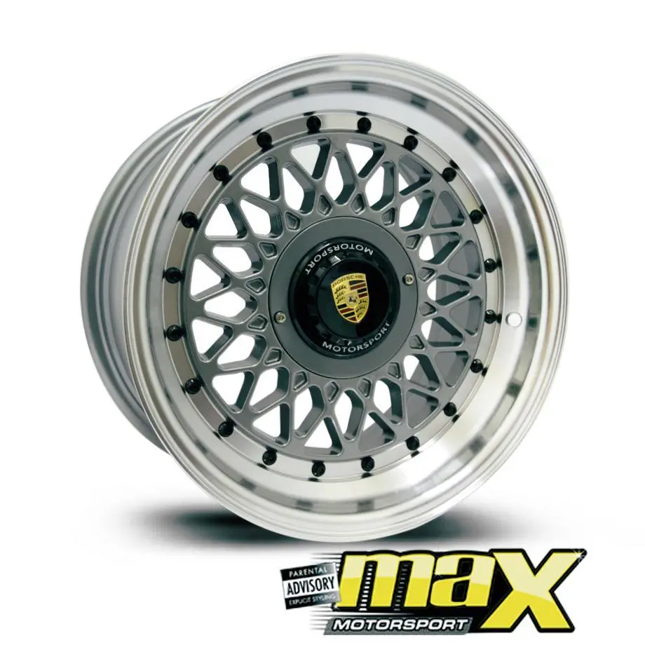 15 Inch Mag Wheel - Mx686 Porsche Mesh Wheel (4X100/114.3 Pcd) 1
