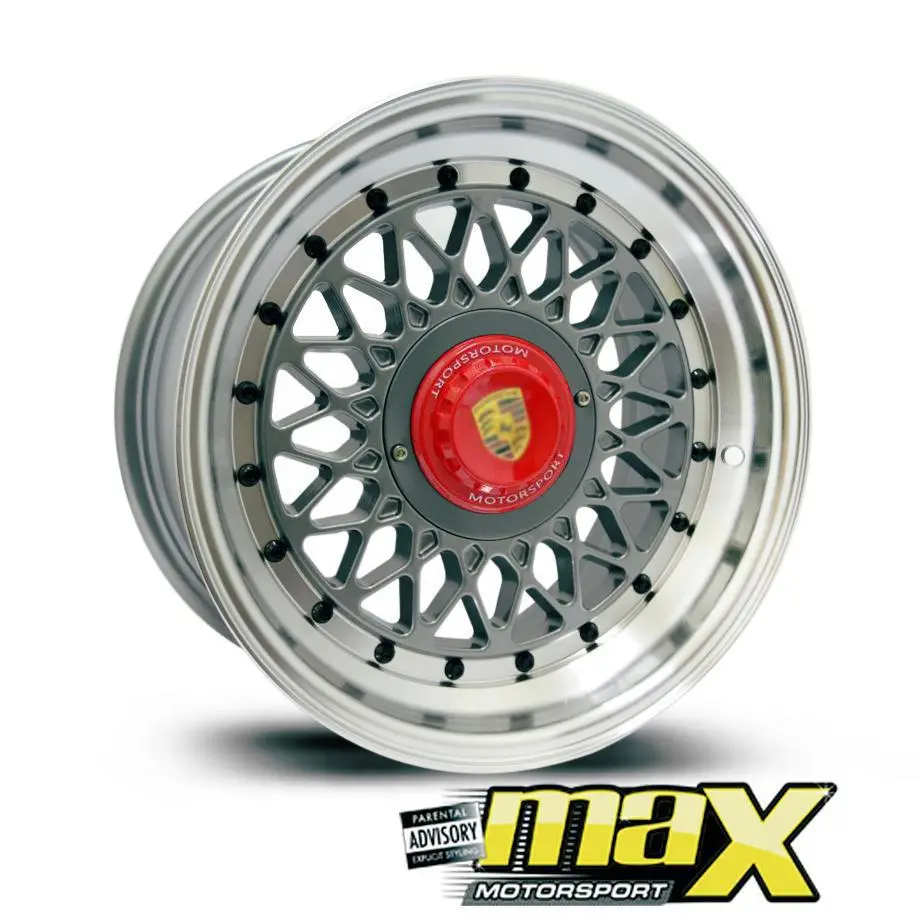 15 Inch Mag Wheel - Mx686 Posch Mesh Wheel (4X100 Pcd) 1