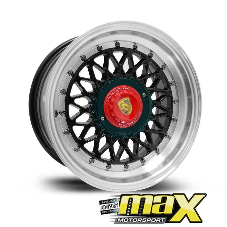 15 Inch Mag Wheel - Mx686 Posch Mesh Style Wheel (5X100 Pcd) 1