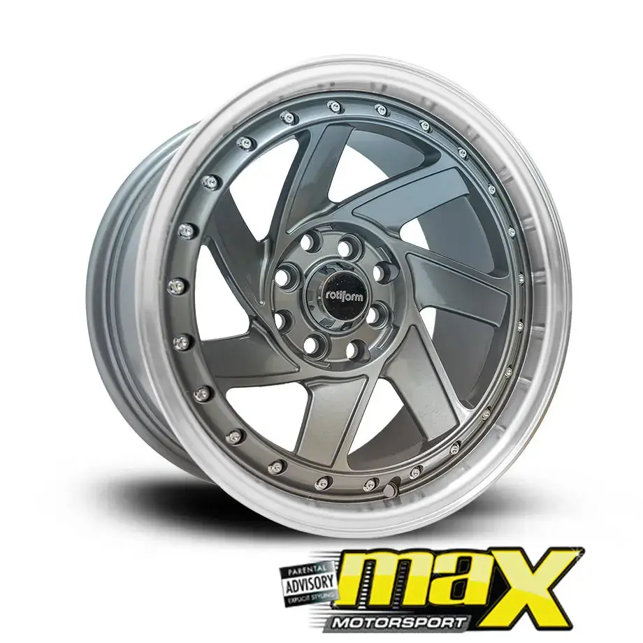 15 Inch Mag Wheel - Mx726 Rf Twist Wheel (4X100/114.3 Pcd) 1