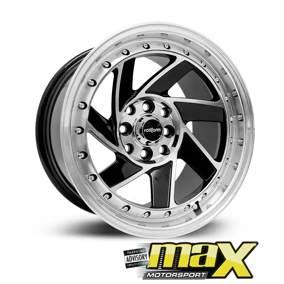 15 Inch Mag Wheel - Mx726 Rf Twist Wheel (4X100/114.3 Pcd) 1