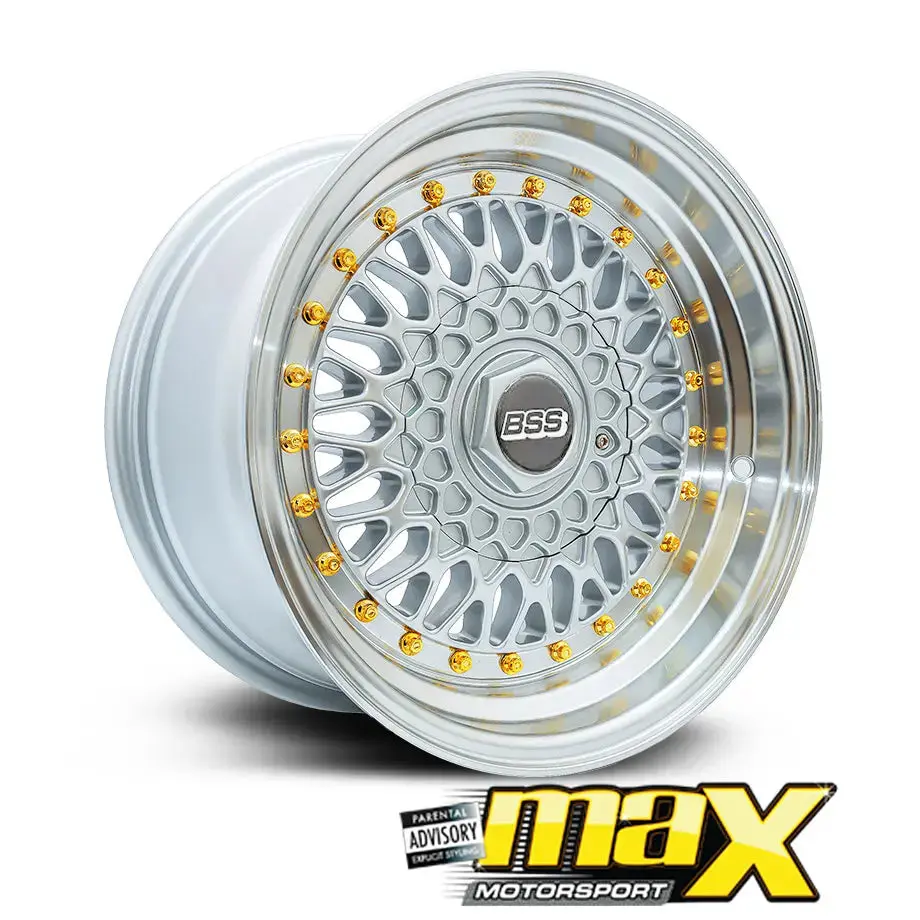 15 Inch Mag Wheel - Mx8013 Bss Style Wheels (4X100/ 5X100 Pcd) 1