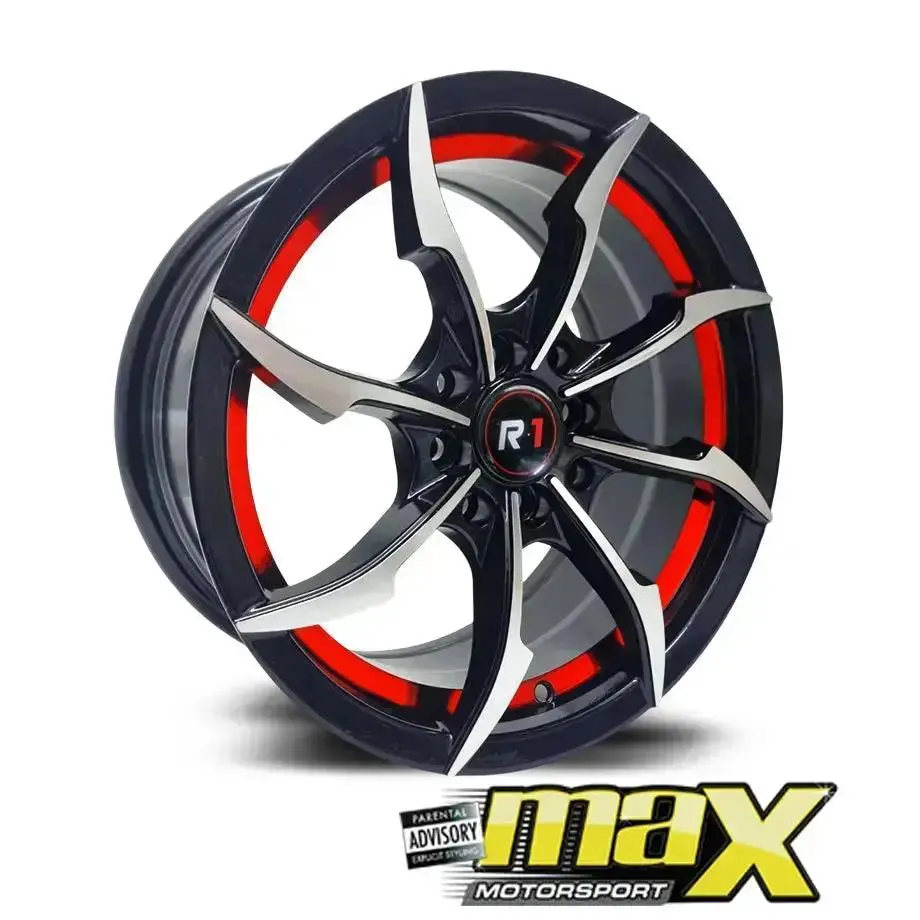 15 Inch Mag Wheel - Mx4024-Rd Wheels (4X100/ 4X114.3 Pcd) 1