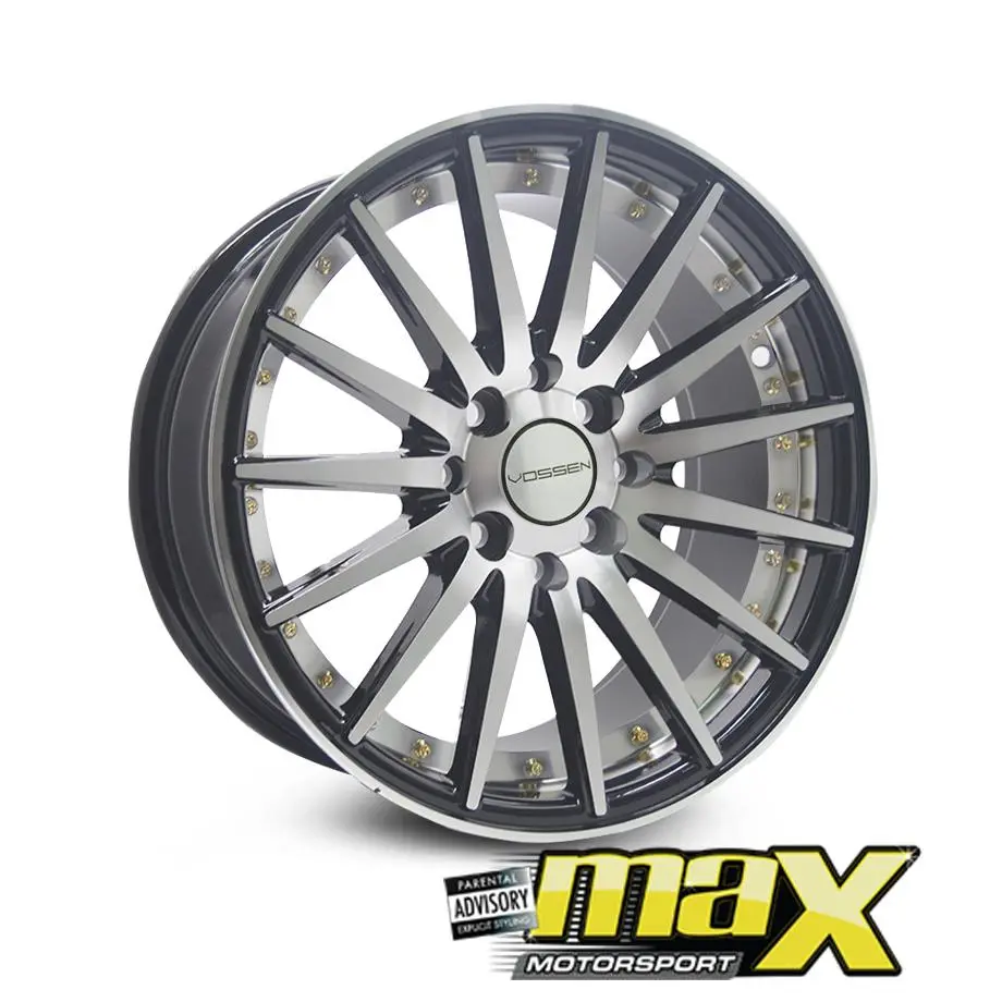 15 Inch Mag Wheel -  Mx953 Vsn Replica Wheel - 4X100/114.3 Pcd 1