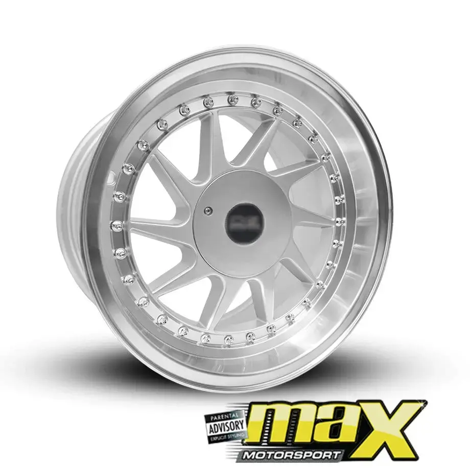15 Inch Mag Wheel - Mxf1210 Turbo Racing Style Wheel (4X100 / 108 Pcd) 1
