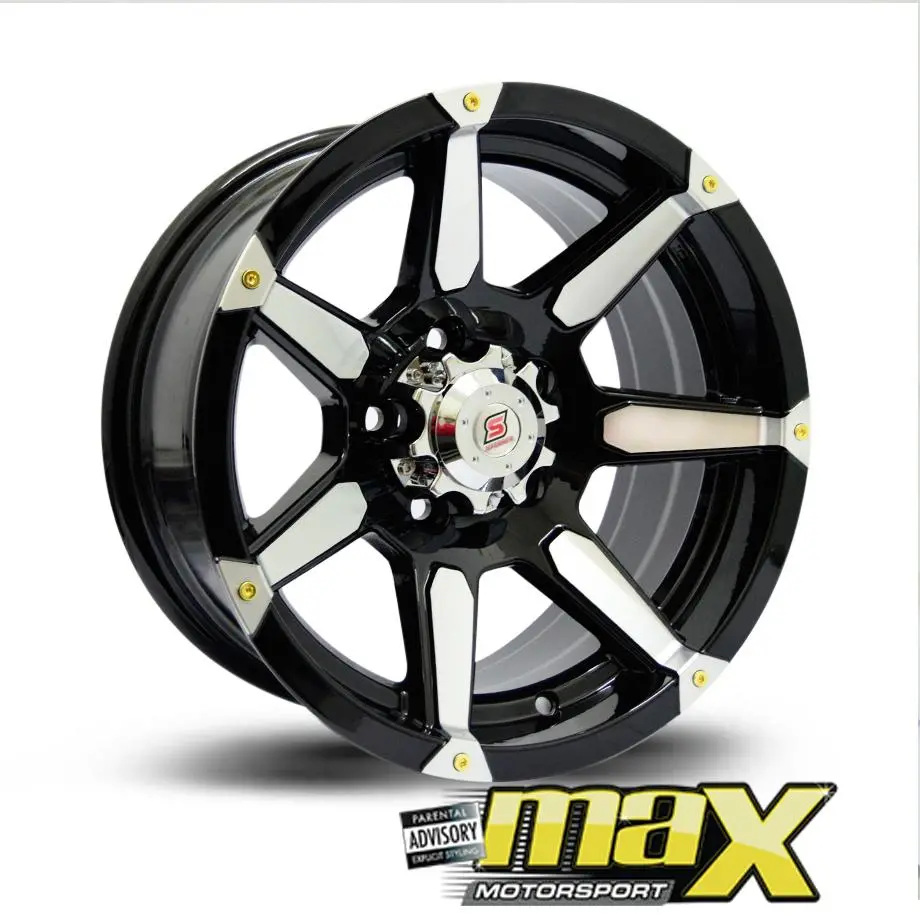 15 Inch Mag Wheel - Mxlg04 Bakkie Wheels (6X139.7 Pcd) 1