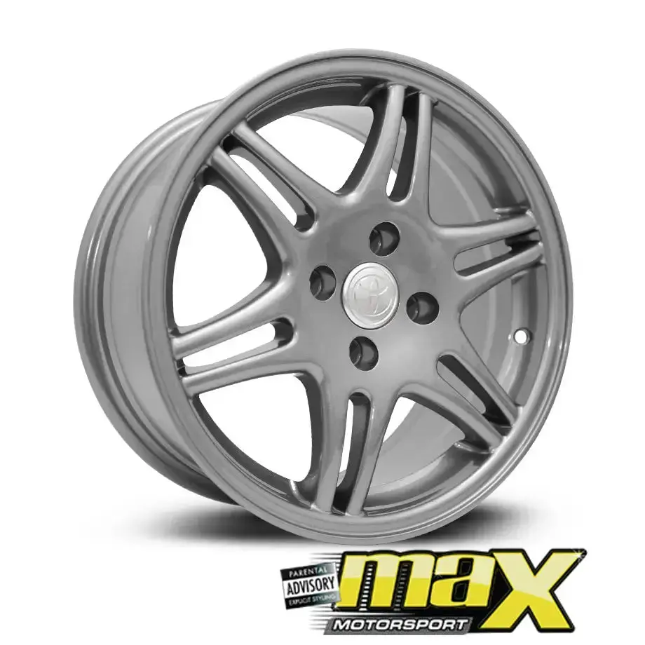 15 Inch Mag Wheel – Mx7201 Toyota Twinspoke Rsi Wheels - 4X100 Pcd 1