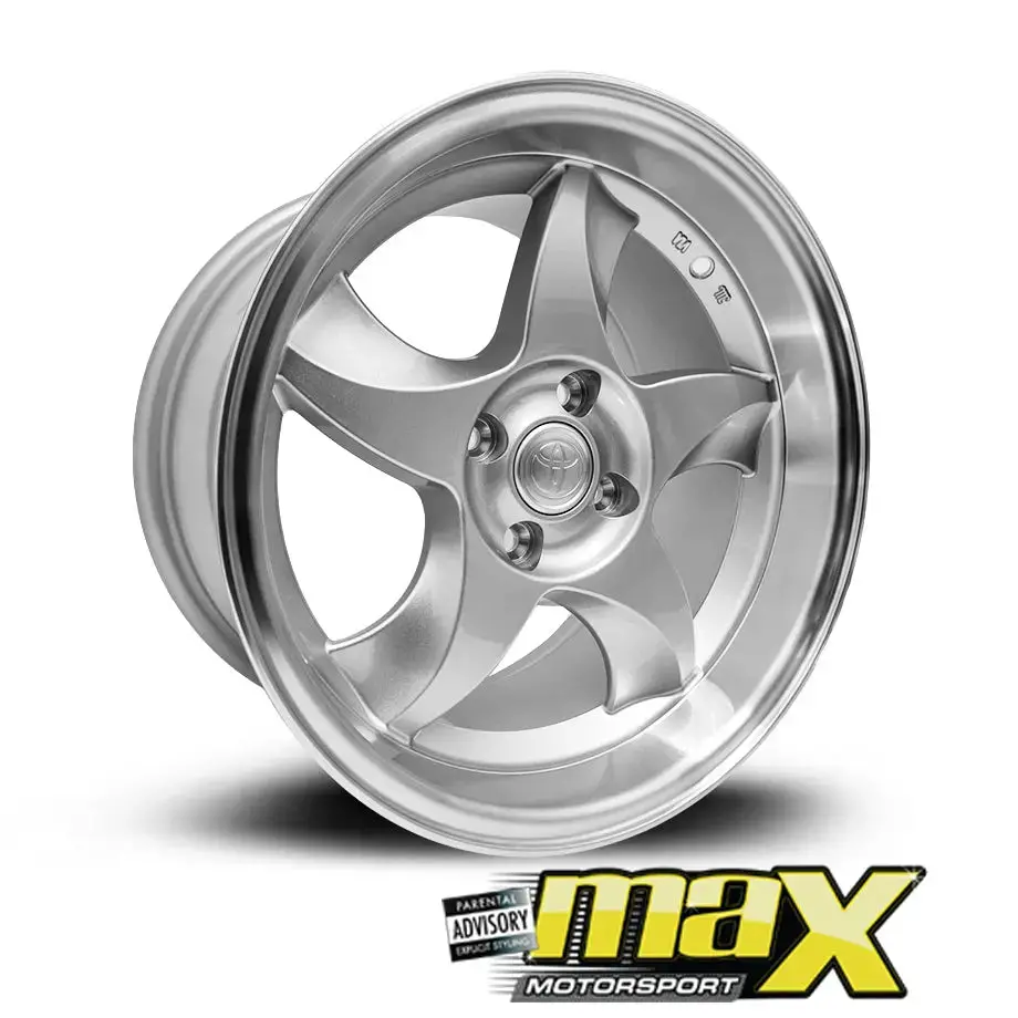 15 Inch Mag Wheel – Mx5056 Toyota Rxi Blade Deep Dish Wheel - 4X100 Pcd 1
