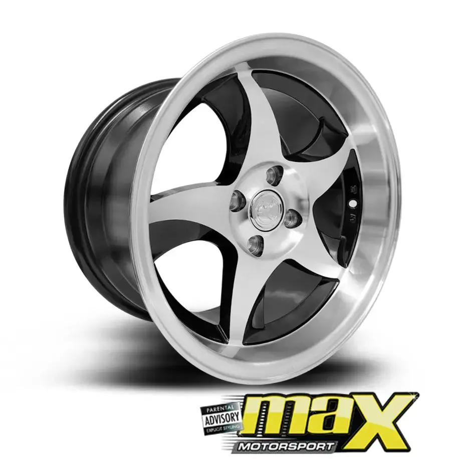 15 Inch Mag Wheel – Mx5056 Toyota Rxi Blade Deep Dish Wheel - 4X100 Pcd 1