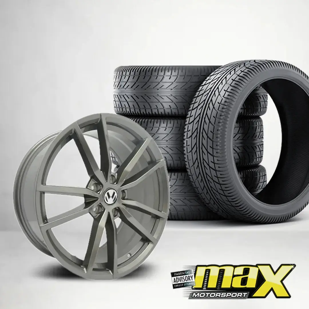 17 Inch - Mx5419-17Gm Pretoria Golf 7R Style Wheel & Tyre Combo - 5X100 Pcd 1