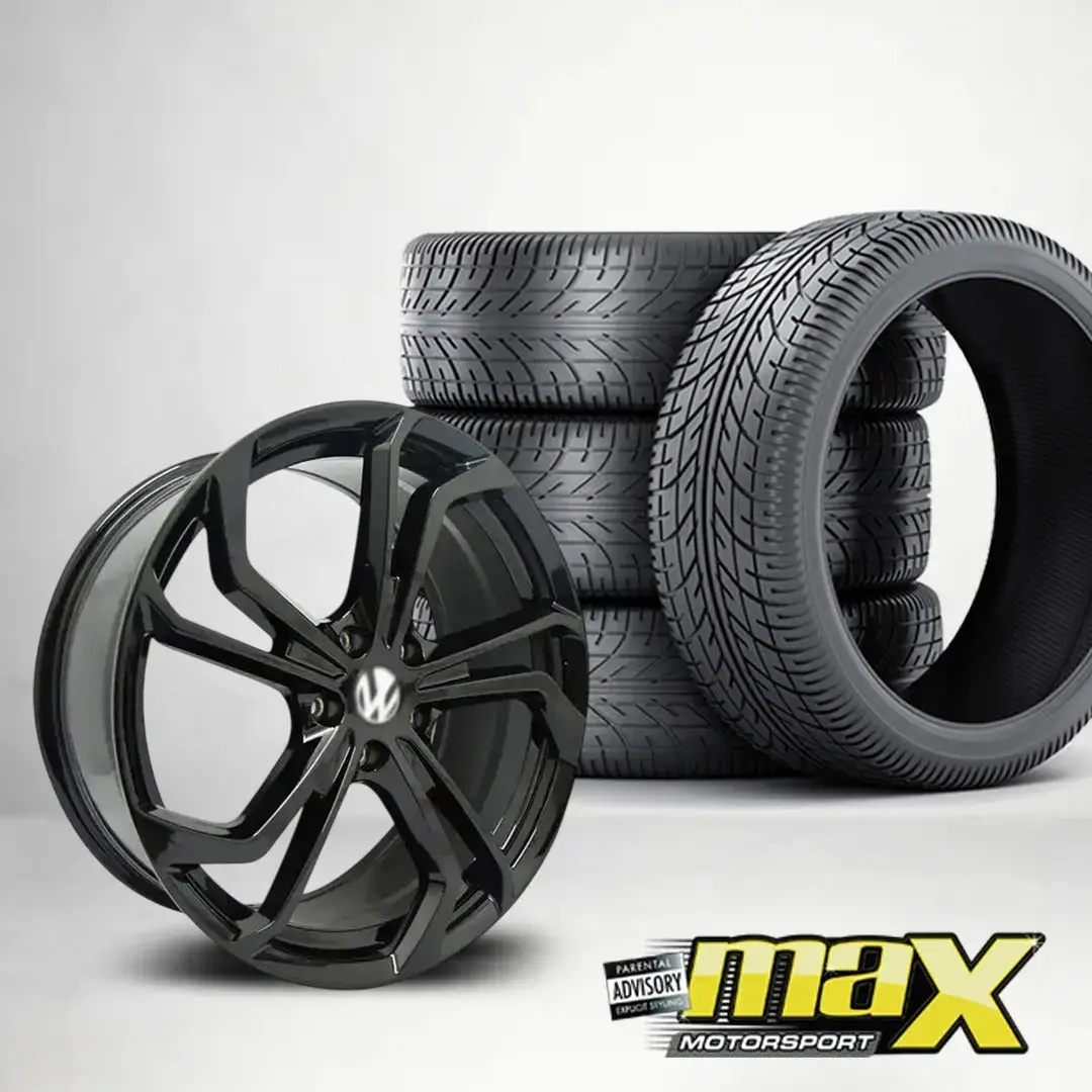 17 Inch Mx7389 Golf 7 Tcr Style Wheel & Tyre Combo - 5X100 Pcd 1