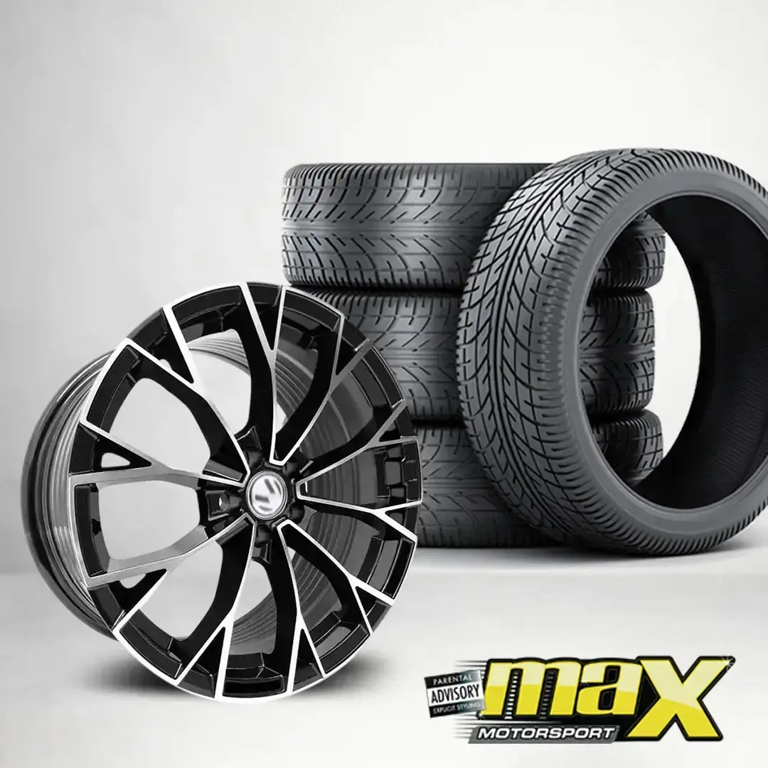 17 Inch Mx5686 Golf 8.5 R Style Wheel & Tyre Combo - 5X100 Pcd 1