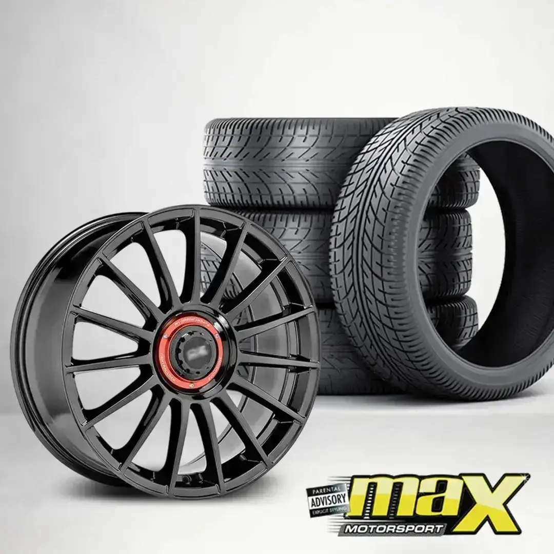 17 Inch Mxor-02 Superturismo Style Wheel & Tyre Combo - 4X100 / 5X100 Pcd 1