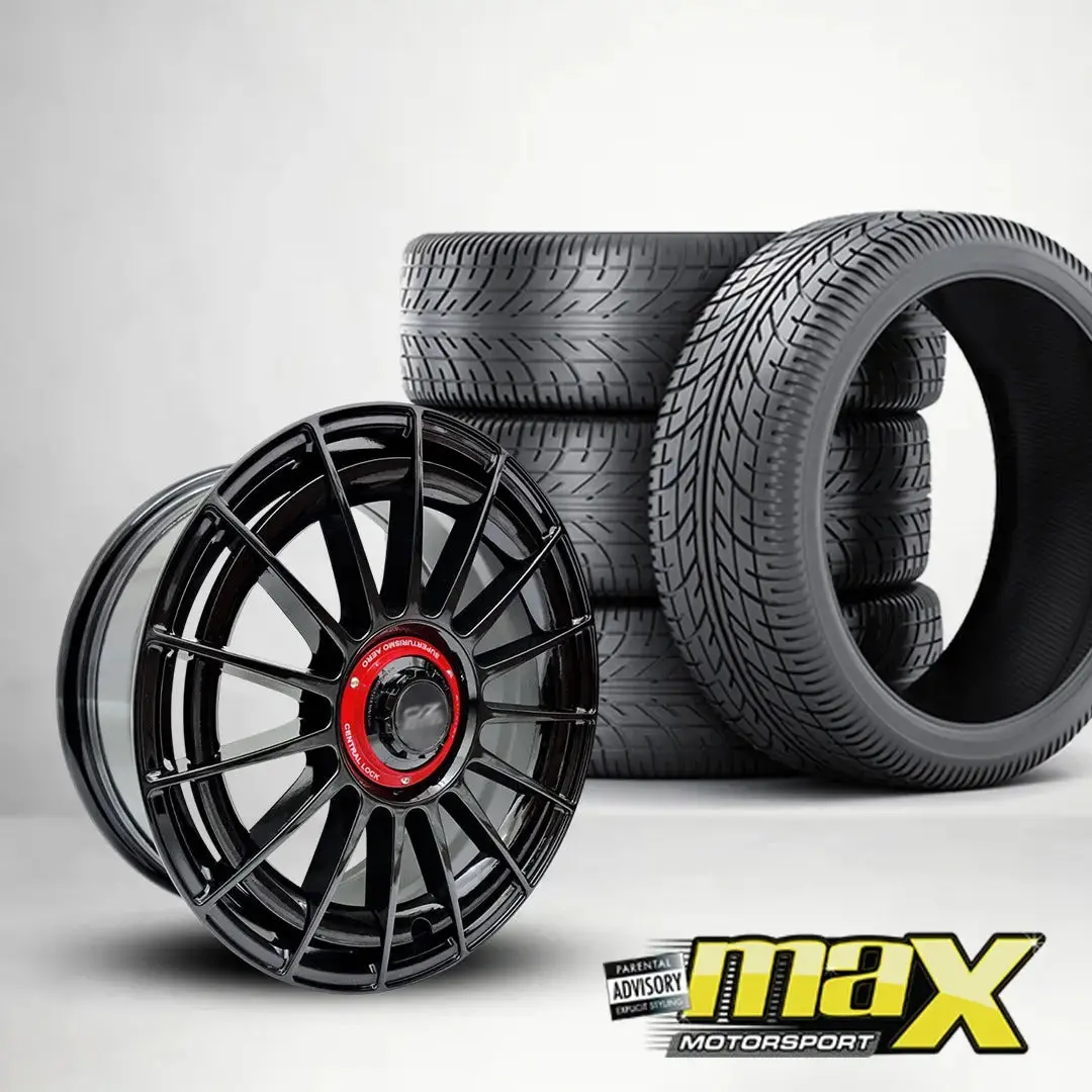 17 Inch Mxor-03 Superturismo Aero Style Wheel & Tyre Combo - 4X100 / 5X100 Pcd 1