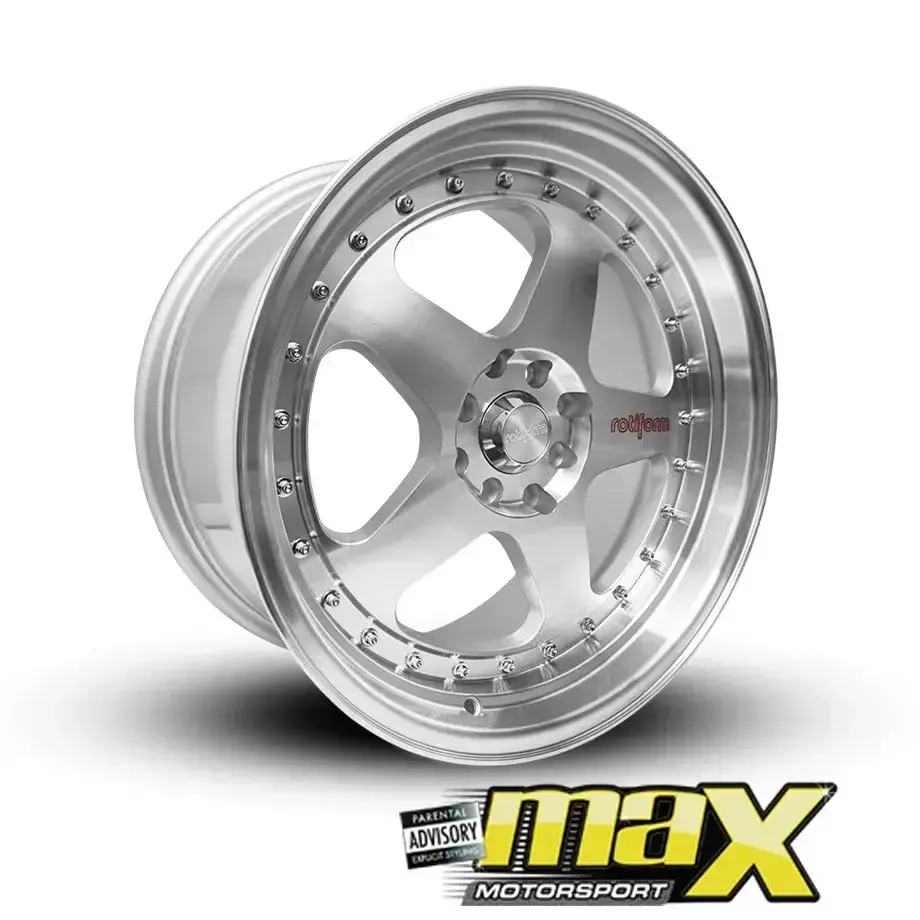 17 Inch Mag Wheel - Mx1026-Sl Rotform Roc Style Wheel (4X100 / 4X114.3 Pcd) 1