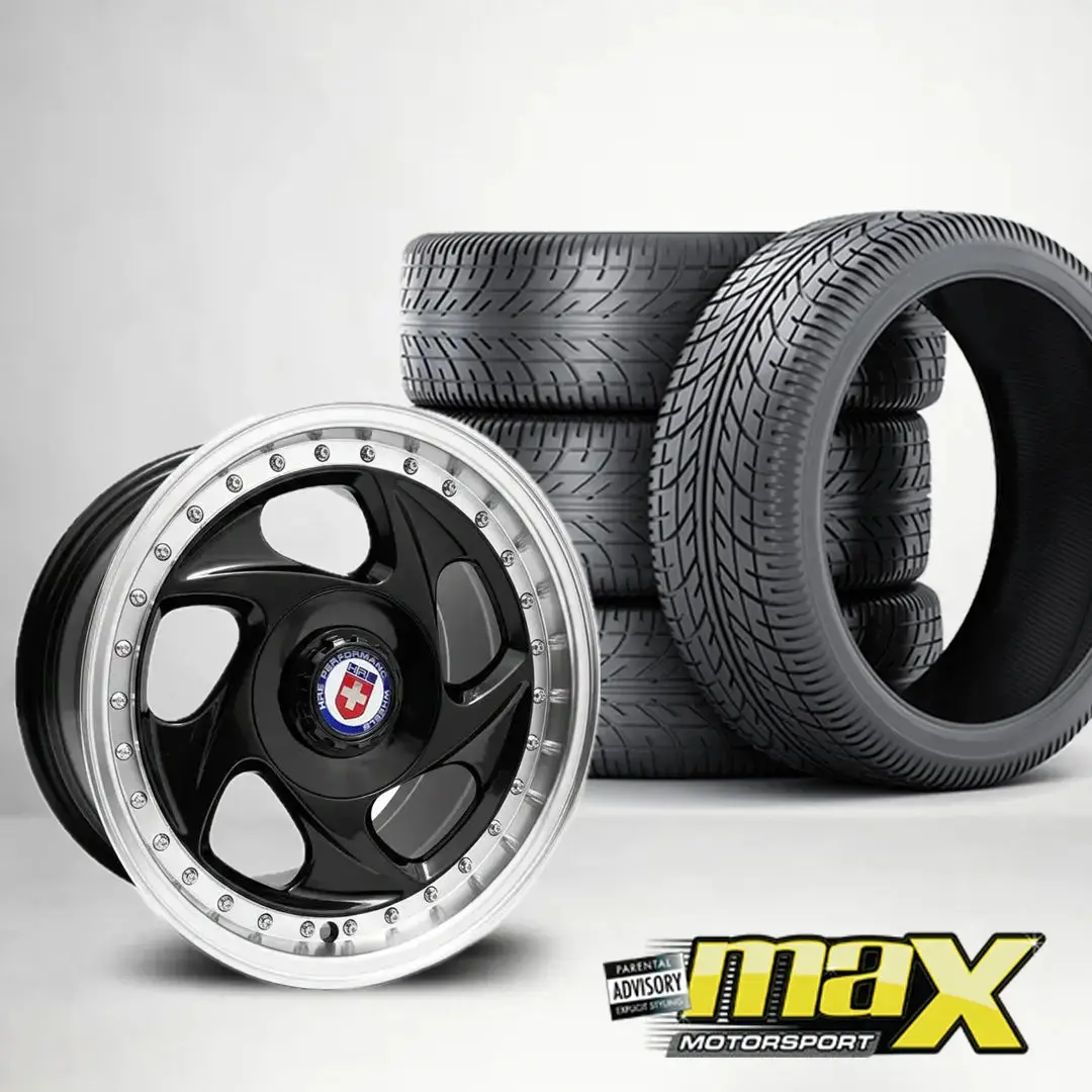 17 Inch Mag Wheel - Mx115-17A Hr.E Blade Style Wheel & Tyre Combo - 4X100 / 5X100 Pcd 1