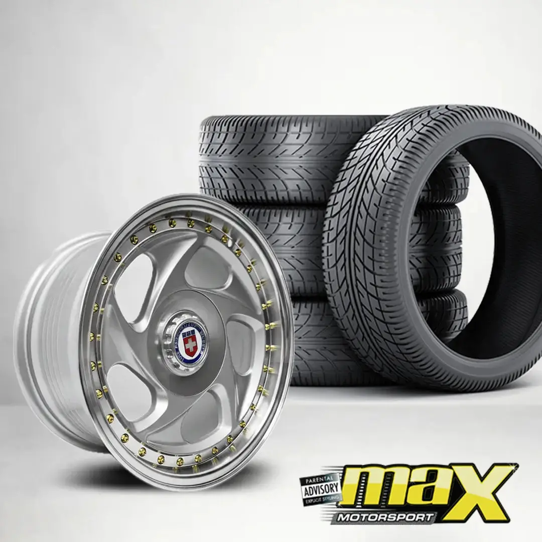 15 Inch Mx115-C Hr.E Blade Style Wheel & Tyre Combo - (4X100 / 5X100 Pcd) 1