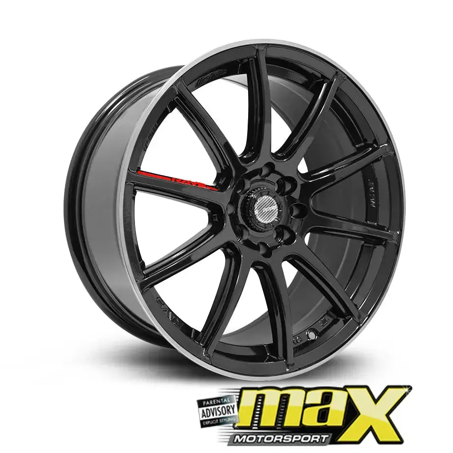17 Inch Mag Wheel - Mx115 Rays Style Wheels - (4X100/114.3 Pcd) 1