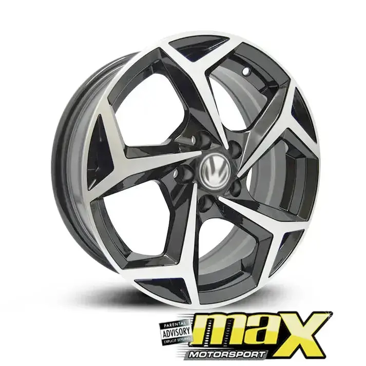 17 Inch Mag Wheel - Mx1392 Polo R-Line Style Wheel - 5X100 Pcd 1